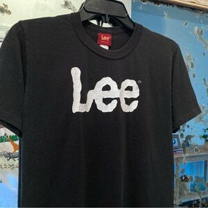 Vintage 80s Lee Single Stitch Faded Black Western Tee